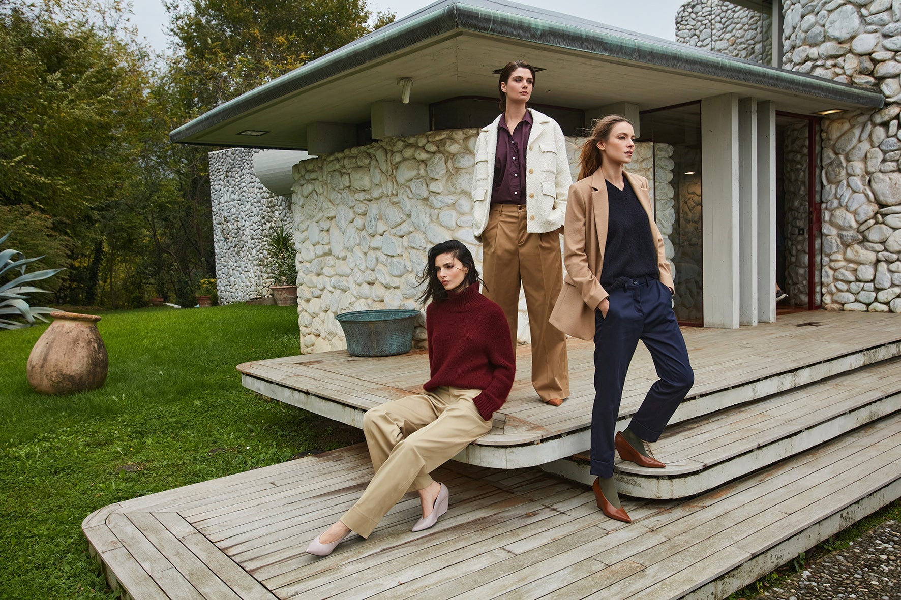 pantaloni chino donna