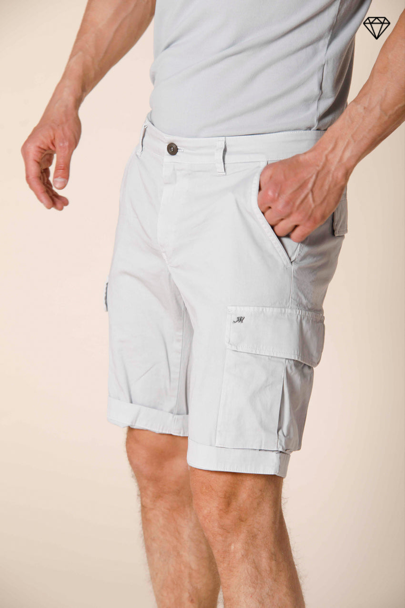 Chile Herren Stretch-Satin Slim Cargo Bermuda Shorts slim fit ①