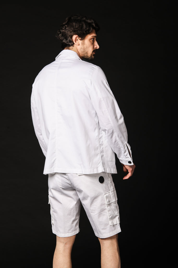 immagine 5 di field jacket uomo modello M74 Work in bianco fit regular di Mason's