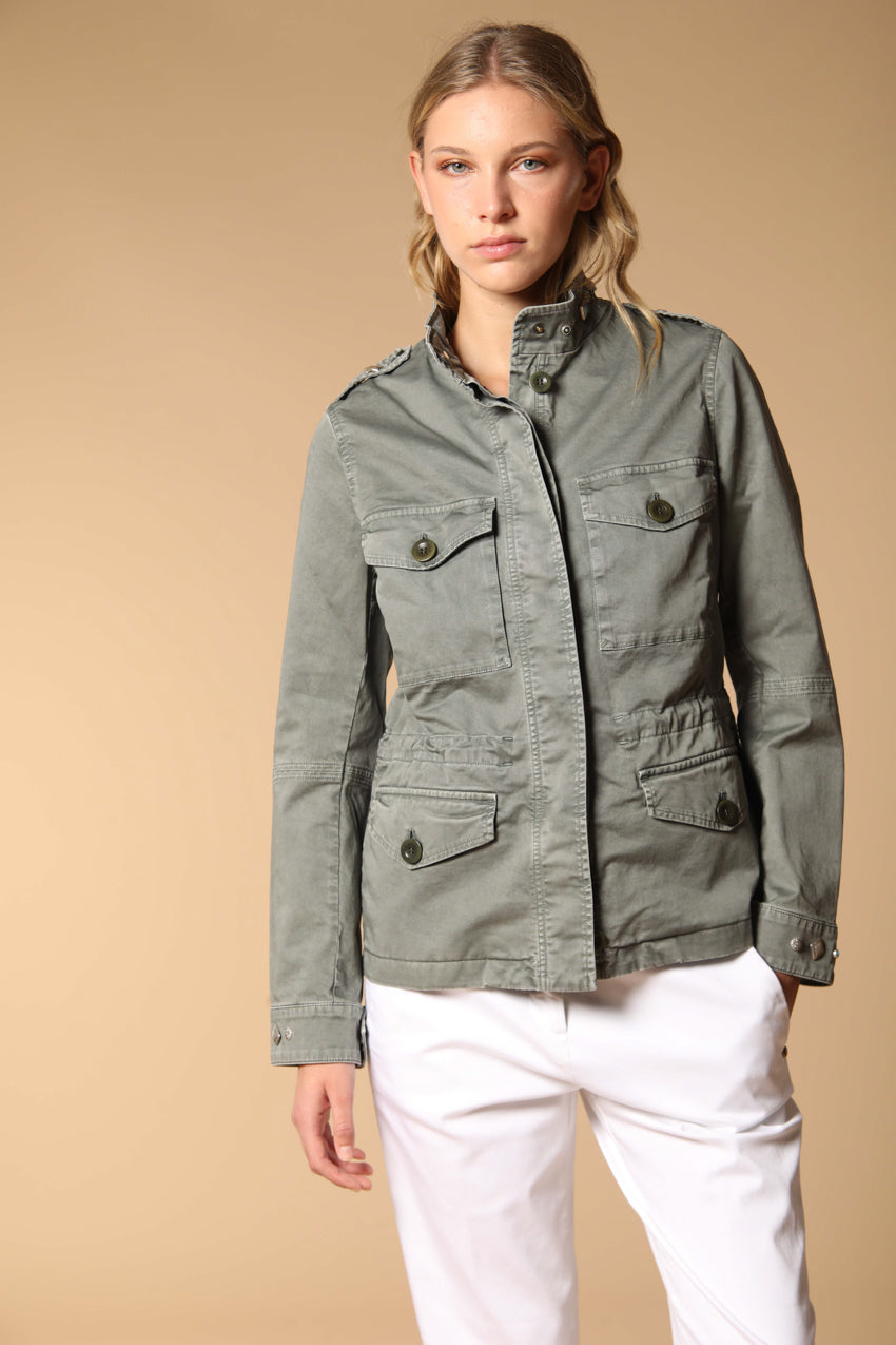 Eva field jacket donna in twill con borchie Mason's Mason's