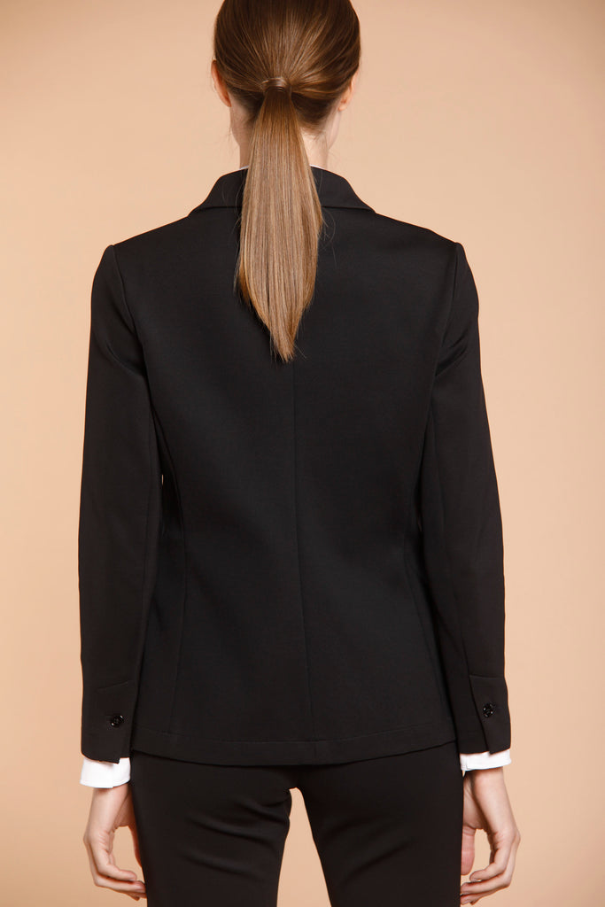 immagine 7 di blazer donna in jersey colore nero modello Helena di mason's 