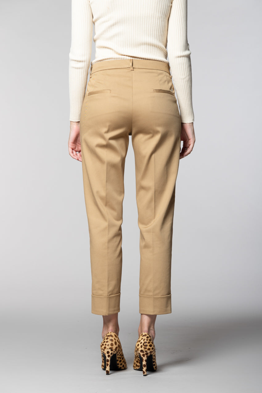 New York Carrot pantalone chino donna in gabardina carrot fit
