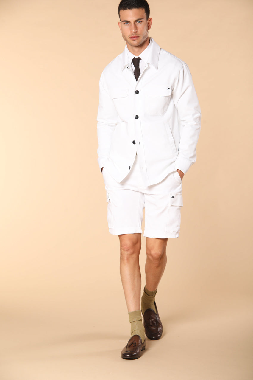 Chile Golf bermuda cargo jogger uomo in jersey stretch slim fit