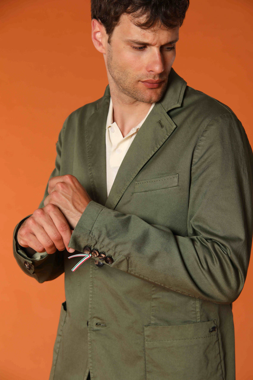 Da Vinci Summer blazer uomo in cotone e tencel