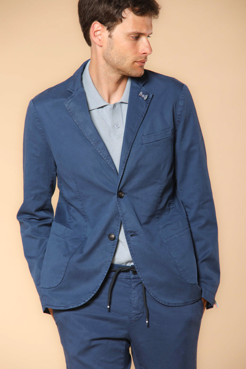 Da Vinci Summer blazer uomo in cotone e tencel
