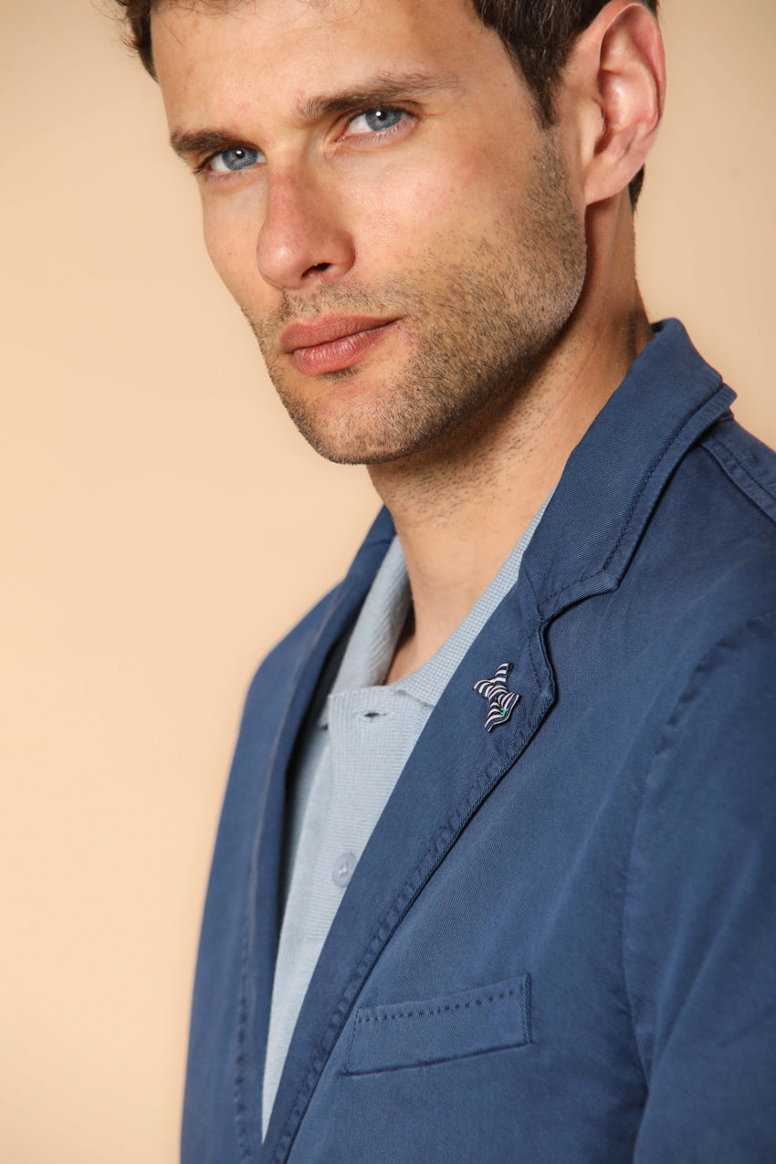 Da Vinci Summer blazer uomo in cotone e tencel