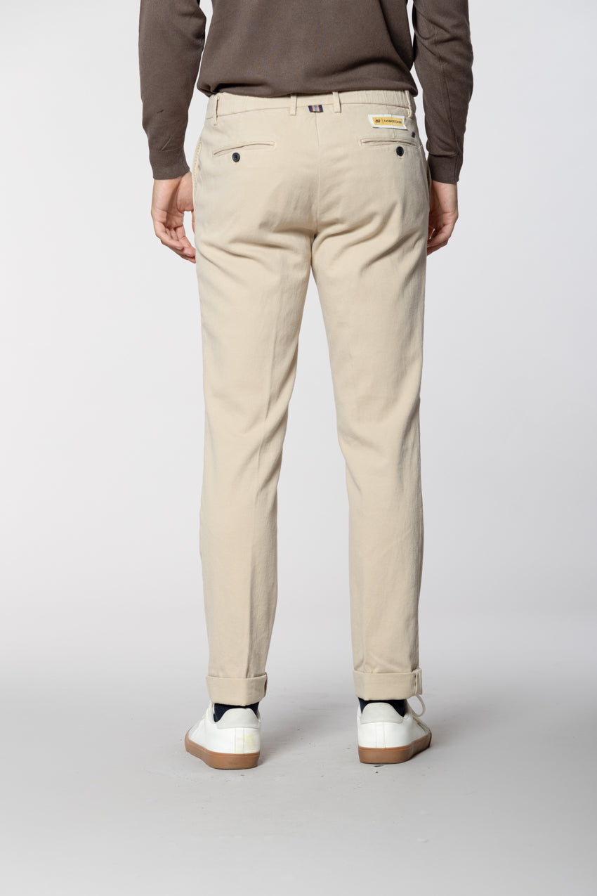 New York String pantalone chino jogger uomo in cotone cashmere regular fit