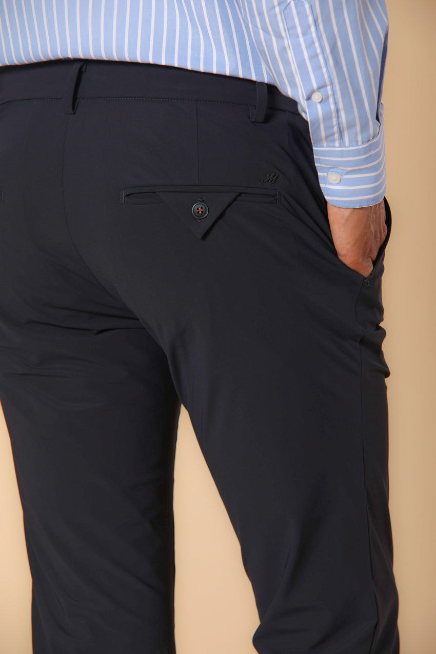 Milano Dynamic pantalone chino jogger uomo in jersey super tecnico extra slim fit
