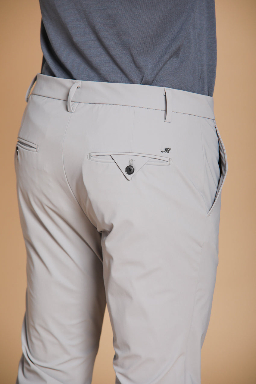 Milano Dynamic pantalone chino jogger uomo in jersey super tecnico extra slim fit