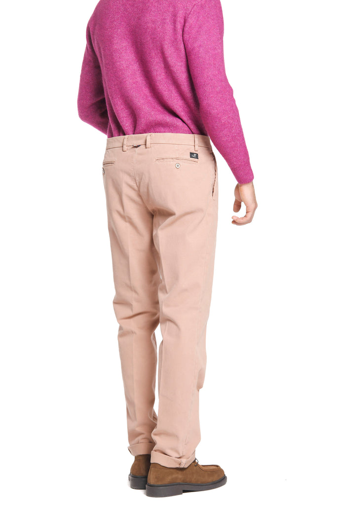 New York pantalone chino uomo in cotone modal regular