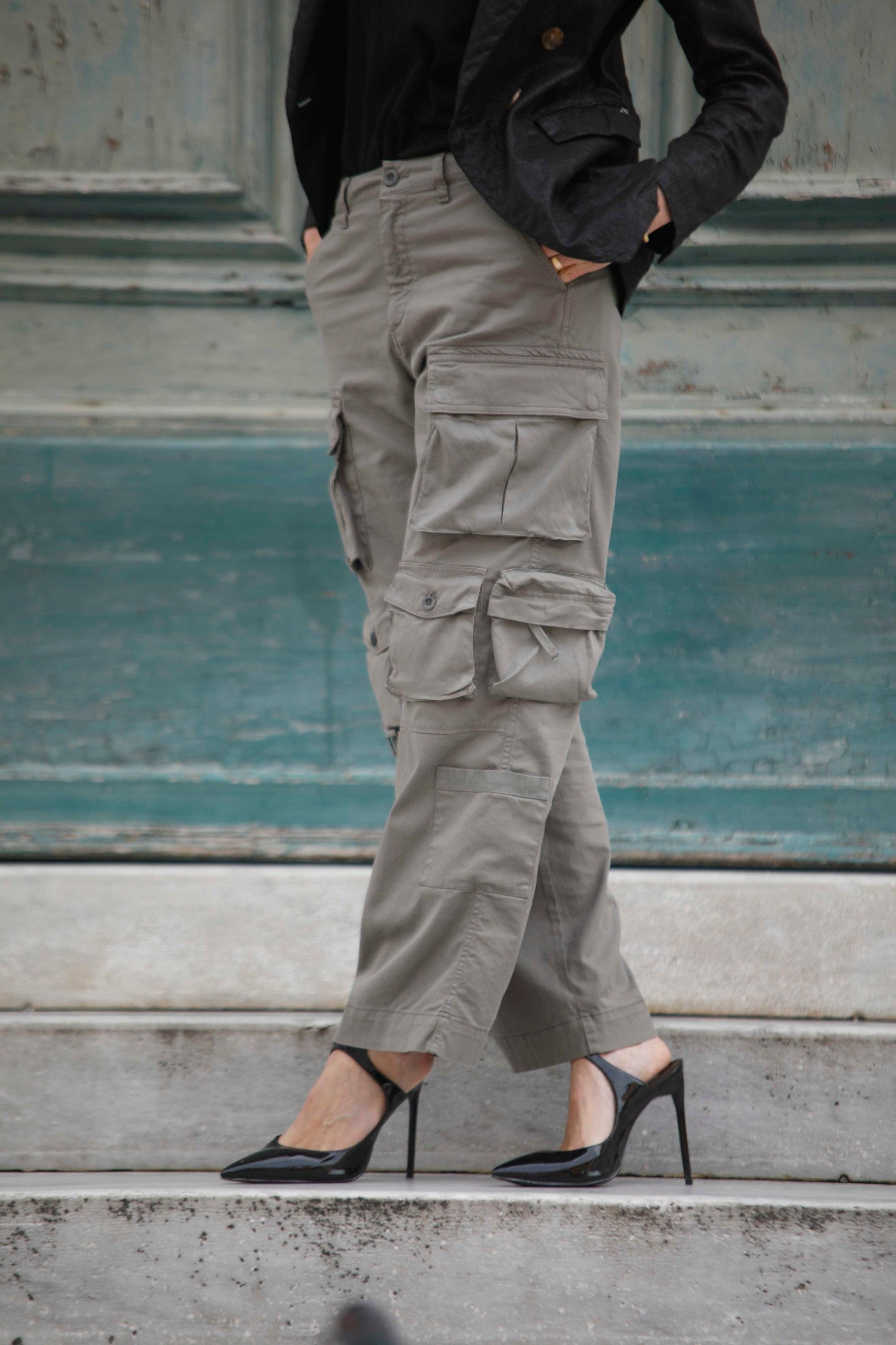 Look pantalon cargo femme best sale