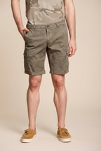 Chile bermuda cargo hombre en algodón con estampado camuflaje slim fit ①