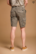 Chile Herren-Cargo-Bermuda aus Baumwolle mit Camouflage-Muster Slim Fit ①