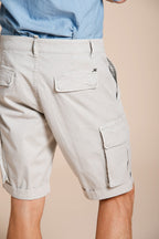 Chile Herren Cargo Bermuda aus Stretch-Satin slim fit ①