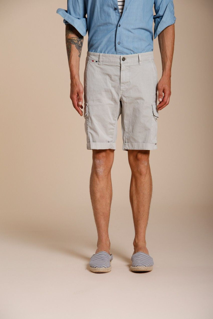 Chile Herren Cargo Bermuda aus Stretch-Satin slim fit ①