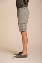 Chile Herren Cargo Bermuda aus Stretch-Satin slim fit ①