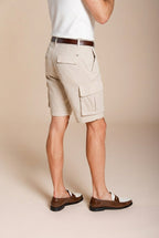 Chile Herren Cargo Bermuda aus Stretch-Satin slim fit ①