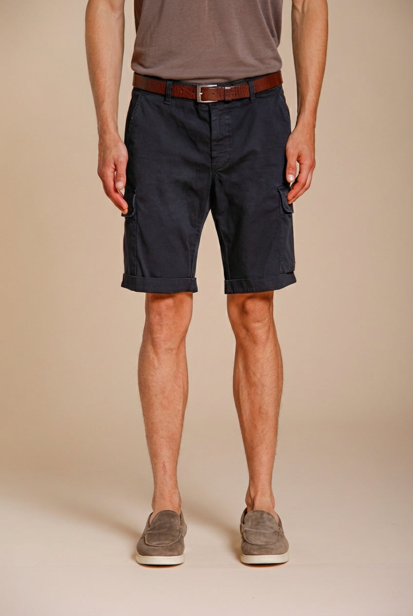 Chile Herren Cargo Bermuda aus Stretch-Satin slim fit ①