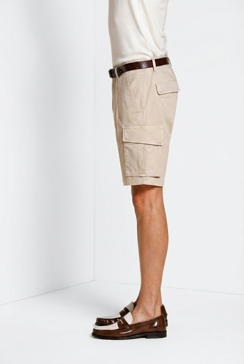 Chile Herren Cargo Bermuda aus Stretch-Satin slim fit ①