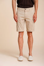 Chile Bermuda Cargo Herren aus Stretch-Satin slim fit ①