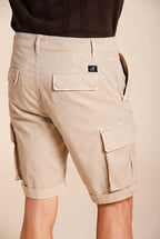 Chile Bermuda Cargo Herren aus Stretch-Satin slim fit ①