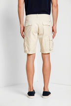 Chile bermuda cargo homme en satin stretch slim fit ①