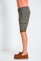 Chile Bermuda Cargo Herren aus Stretch-Satin slim fit ①