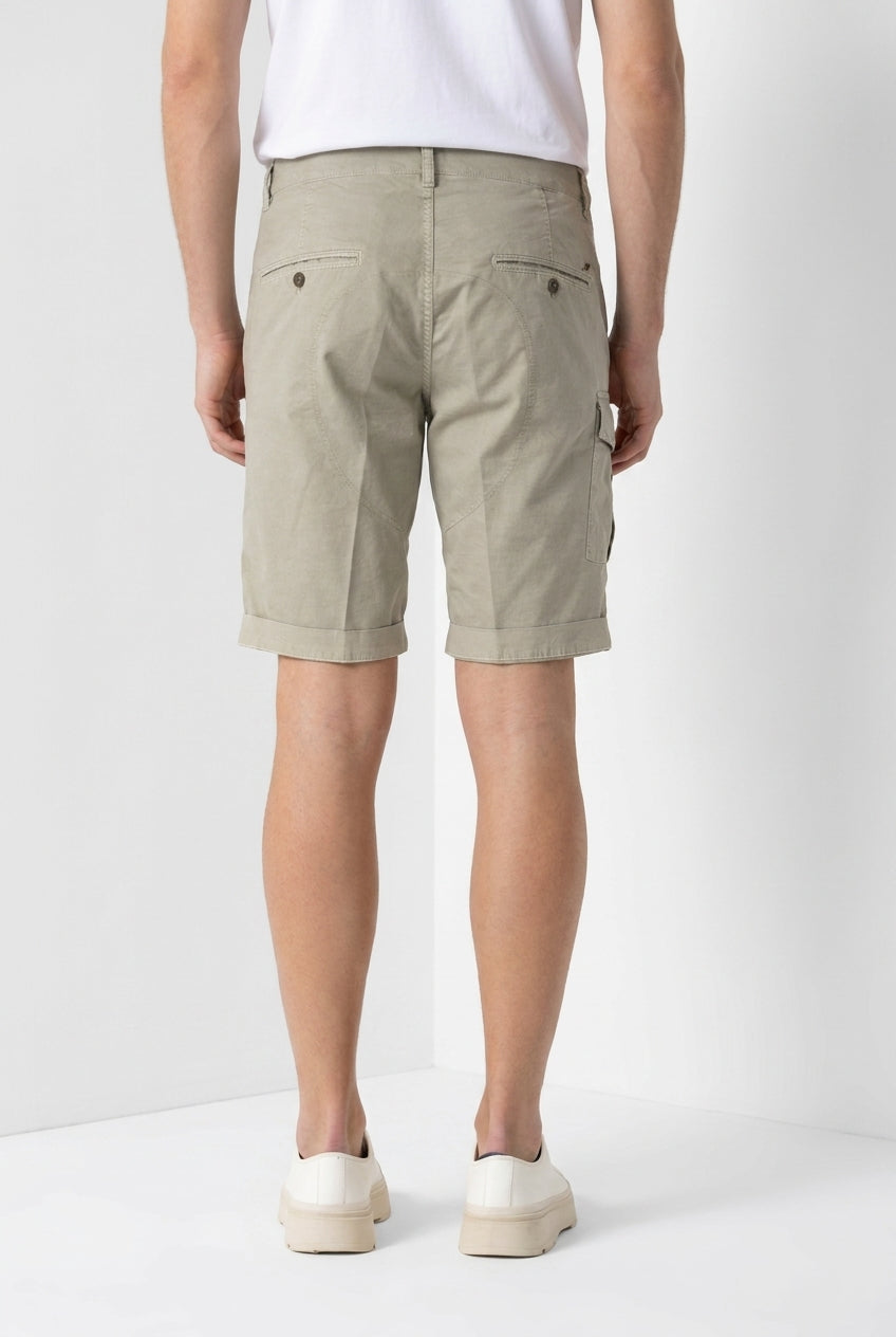 George Coolpocket bermuda cargo hombre en gabardina stretch logo edition carrot fit ①