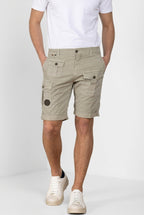 George Coolpocket bermuda cargo homme en gabardine stretch logo edition carrot fit ①