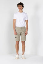 George Coolpocket bermuda cargo homme en gabardine stretch logo edition carrot fit ①