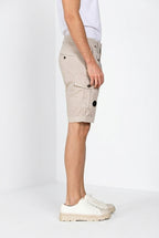 George Coolpocket bermuda cargo uomo in gabardina stretch logo edition carrot fit ①
