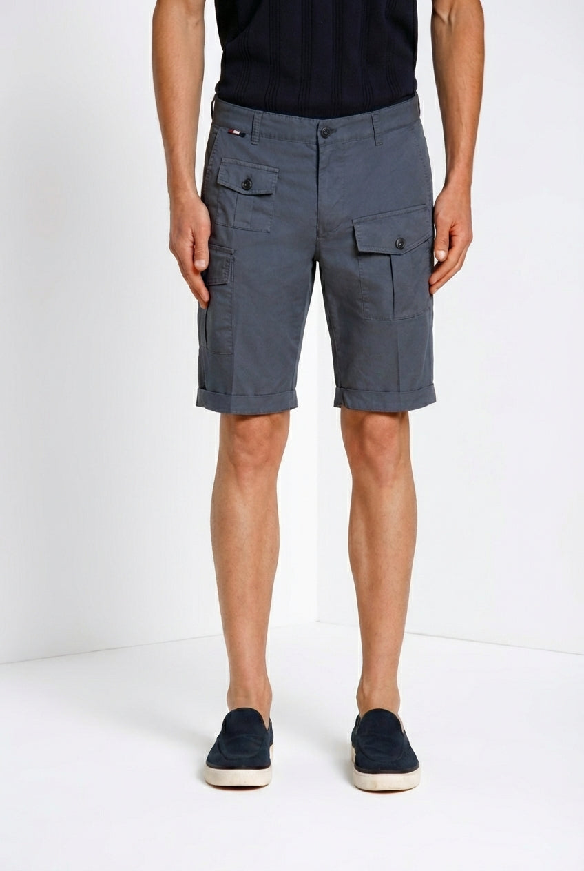 George Coolpocket bermuda cargo hombre en gabardina stretch logo edition carrot fit ①