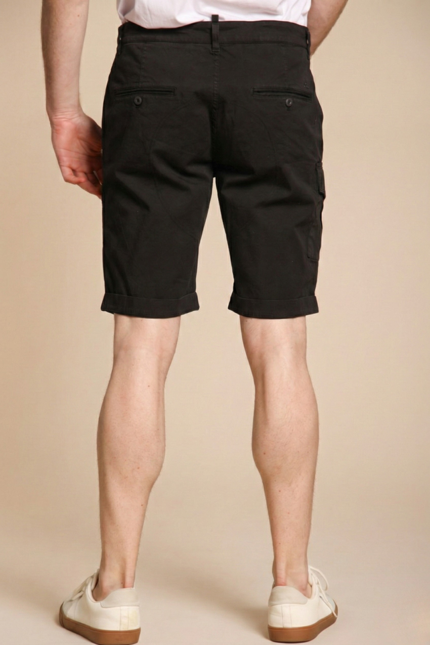 George Coolpocket bermuda cargo uomo in raso stretch logo edition carrot fit ①