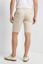 John Coolkhinos men's chino bermuda shorts in pima cotton logo edition carrot fit ①