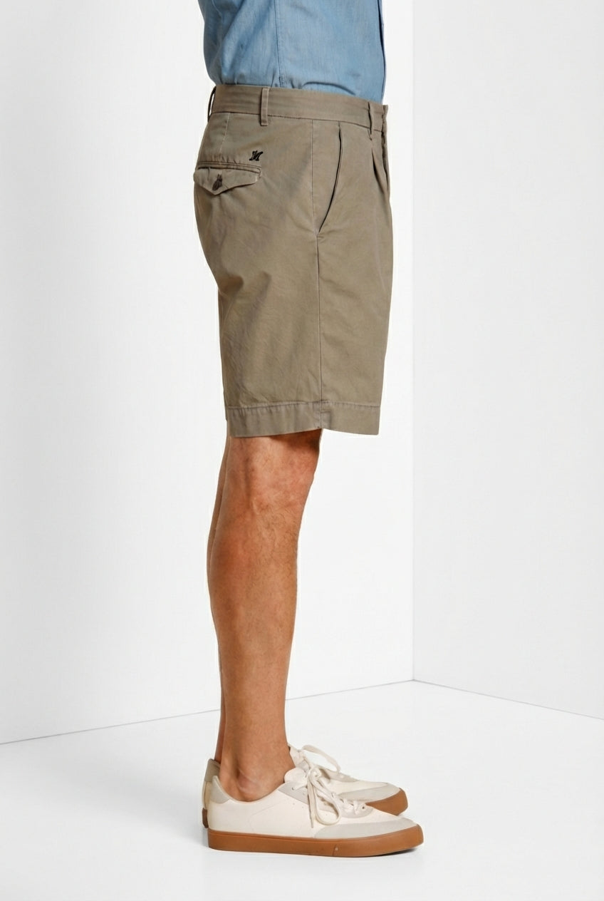 Pinces bermuda chino uomo in canvas oxford relaxed fit