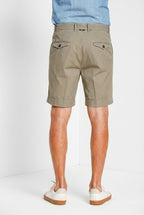 Pinces bermuda chino uomo in canvas oxford relaxed fit