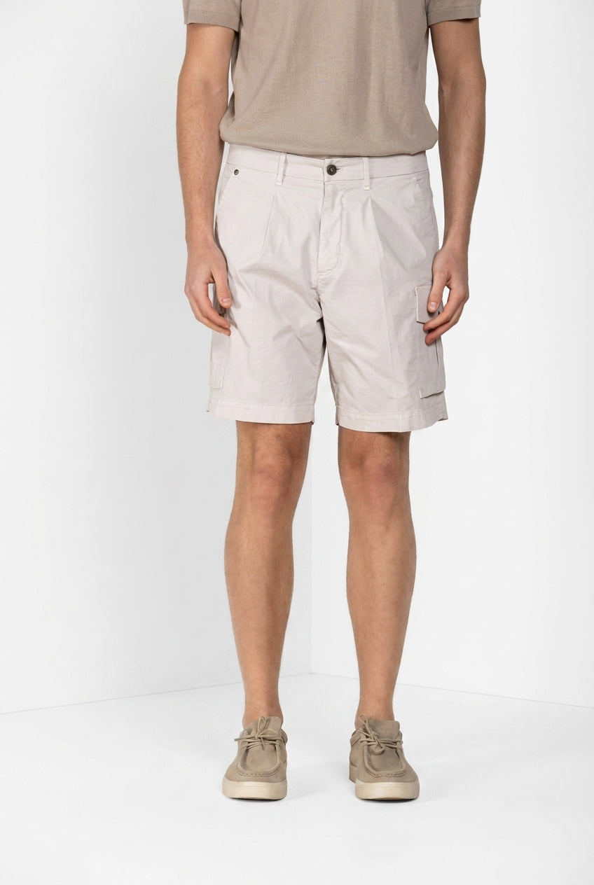 Cargo men's cargo bermuda stretch gabardine relaxed fit