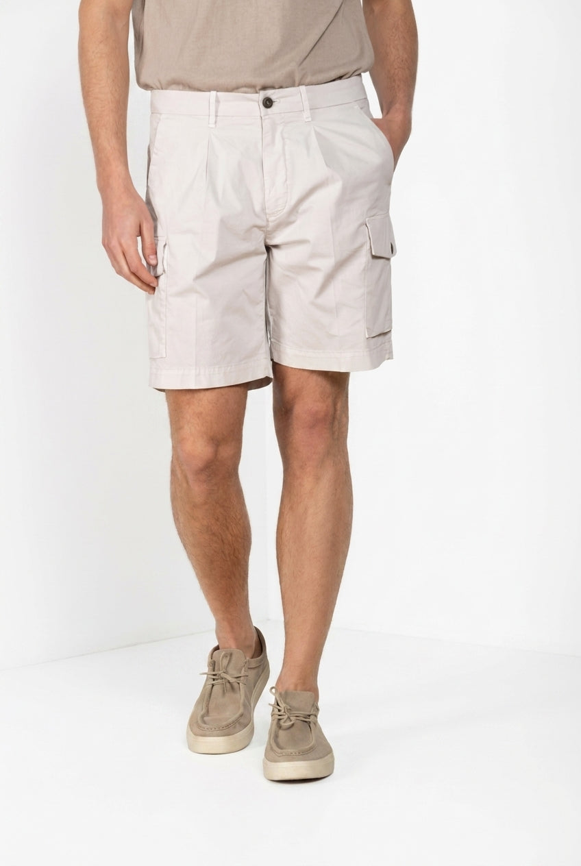 Cargo men's cargo bermuda stretch gabardine relaxed fit