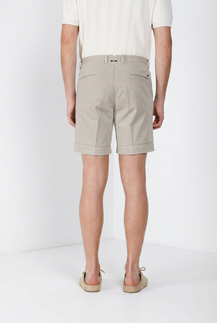 Boston delamere bermuda chino uomo in twill stretch relaxed fit