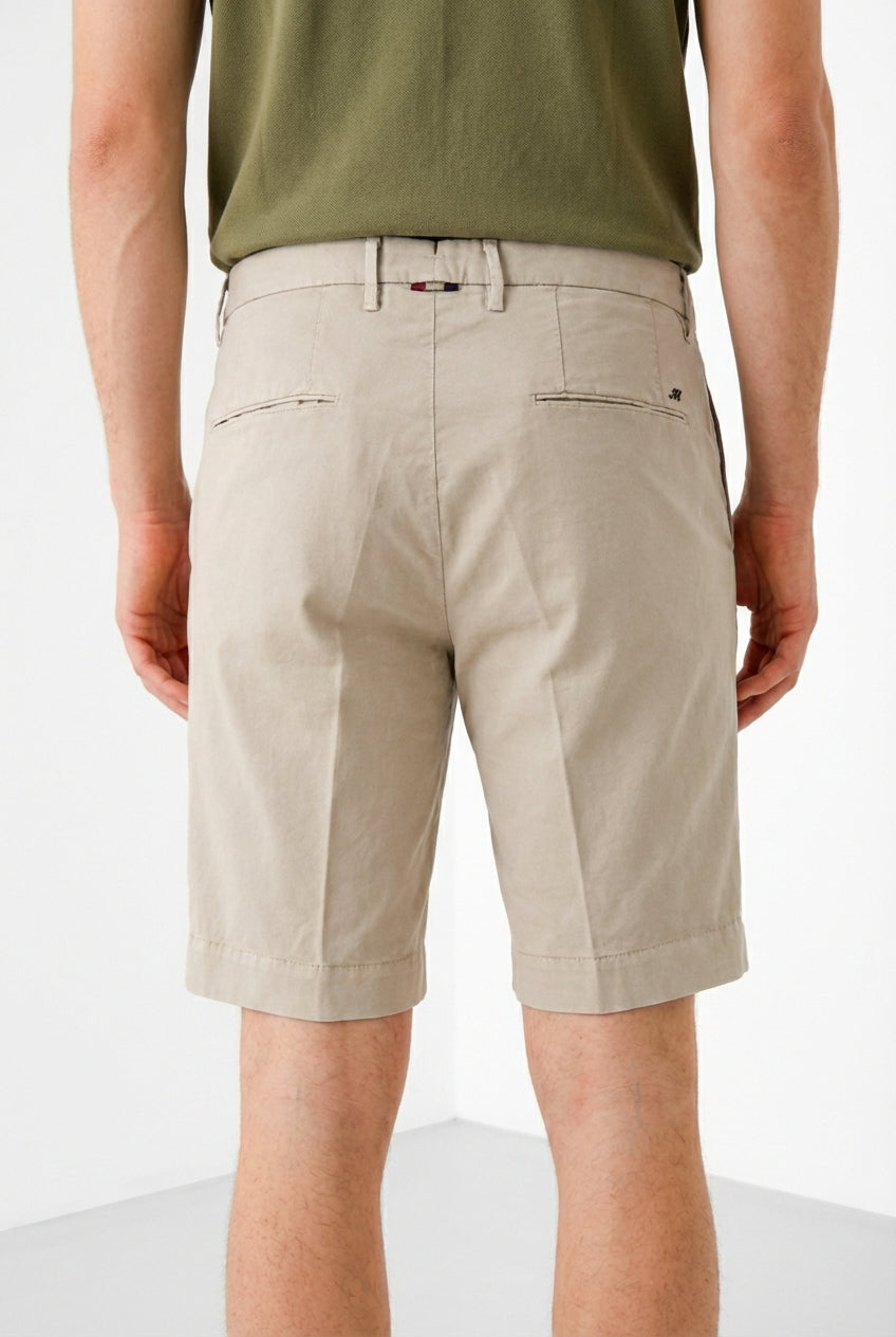 Boston delamere bermuda chino uomo in twill stretch relaxed fit