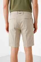 Boston delamere bermuda chino uomo in twill stretch relaxed fit