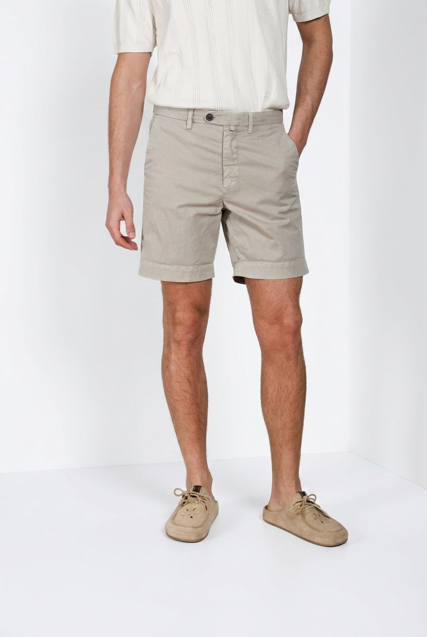 Boston Delamere Herren Chinoi Bermuda aus Stretch Twill relaxed fit