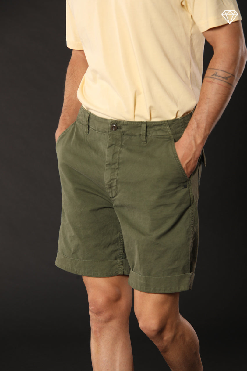 San Andreas M74 bermuda chino hombre en algodón canvas oxford logo edition Relaxed fit ①