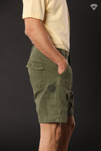 San Andreas M74 bermuda chino hombre en algodón canvas oxford logo edition Relaxed fit ①