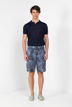 Denver M74 bermuda cargo homme en toile imprimé hawaïen relaxed fit