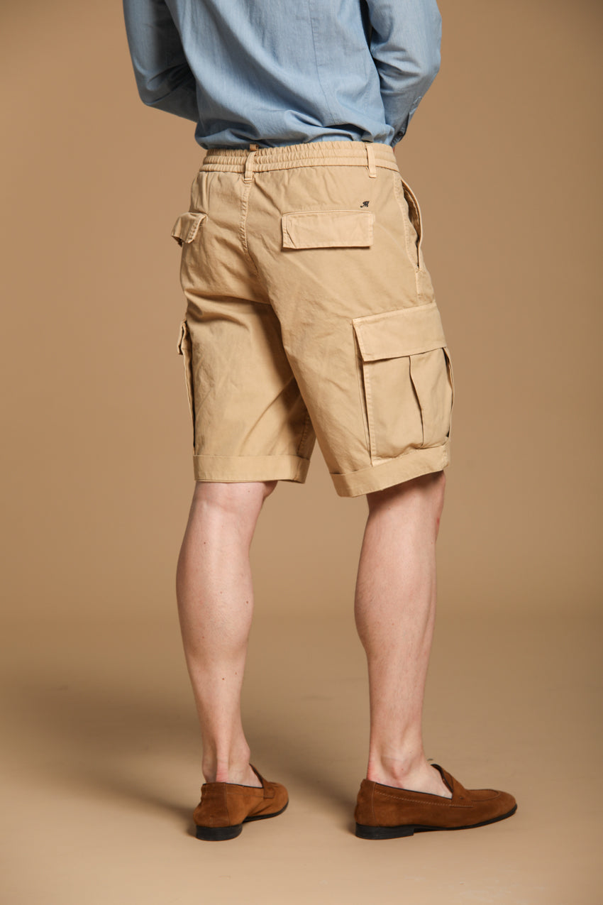 Cargo M74 bermuda cargo uomo in cotone canvas oxford relaxed fit