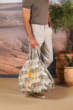 Mason’s Bag FDM Tasche aus Baumwolle mit Resca-Gewebe und Blumenmuster
