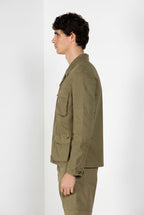 Flyshirt delamere veste surchemise homme en gabardine stretch