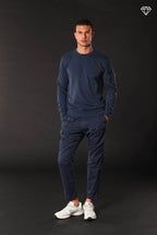 Marlon sudadera de hombre en algodón logo edition ①