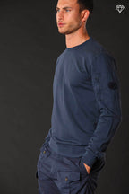 Marlon sudadera de hombre en algodón logo edition ①